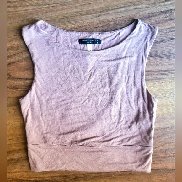 (M) Final Touch Modal crop top - Picture 1 of 4